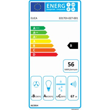 Elica Lever IX/A/86 Συρόμενος Απορροφητήρας 86cm Inox